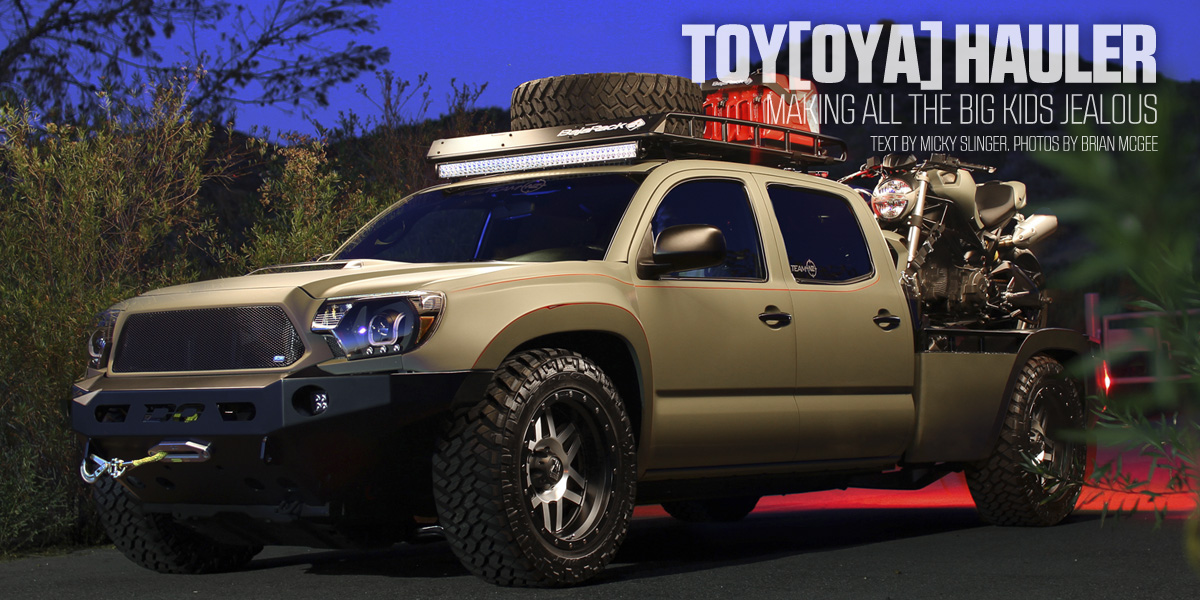 PASMAG PERFORMANCE AUTO AND SOUND Toy[ota] Hauler Trenton Ulicny's