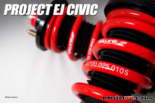 Moto IQ: Project EJ Honda Civic: Skunk2 Pro-C Coilovers