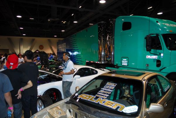 The Long Beach Convention Center is ideally situated for enthusiasts from all over the Greater Los Angeles area to attend. Halfway between the OC and Torrance, the venue was jam packed as SPOCOM recorded their largest ever attendance. And attendees were treated to a number of activities and attractions with some of the largest crowds gathering in front of the SPOCOM Model Lounge, PAS Mag booth and the Falken Tire booth to get a chance to meet some of the leading import models. 
