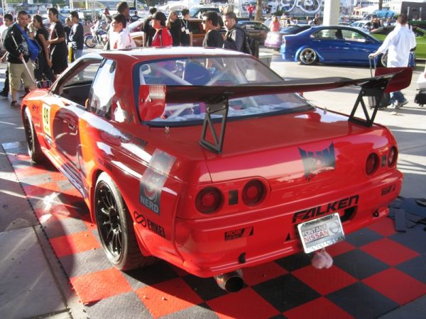 This Time Attack R32 GT-R was running Enkei Wheels, KW coilovers and loads of Seibon gear.
