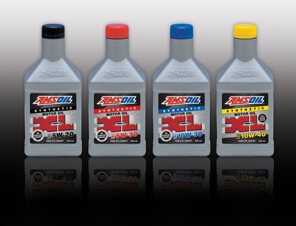 AMSOIL XL Synthetic Motor Oils employ an extra treatment of alkaline additives added to premium synthetic base stocks to neutralize acids. The extra additive package effectively raises the total base number (TBN) and resists shear to provide superior performance throughout the entire drain interval of up to 10,000 miles or six months, whichever comes first.