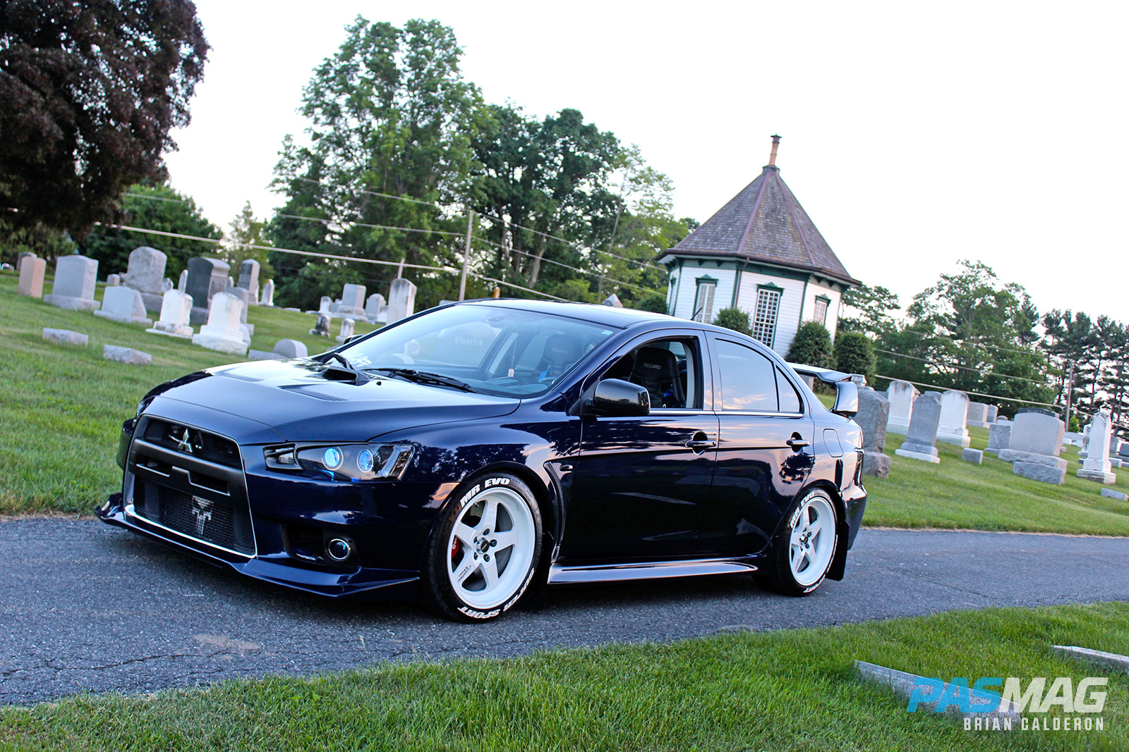 Brandon Weaver 2013 Mitsubishi Lancer Evo MR PASMAG TBGLIVE 1