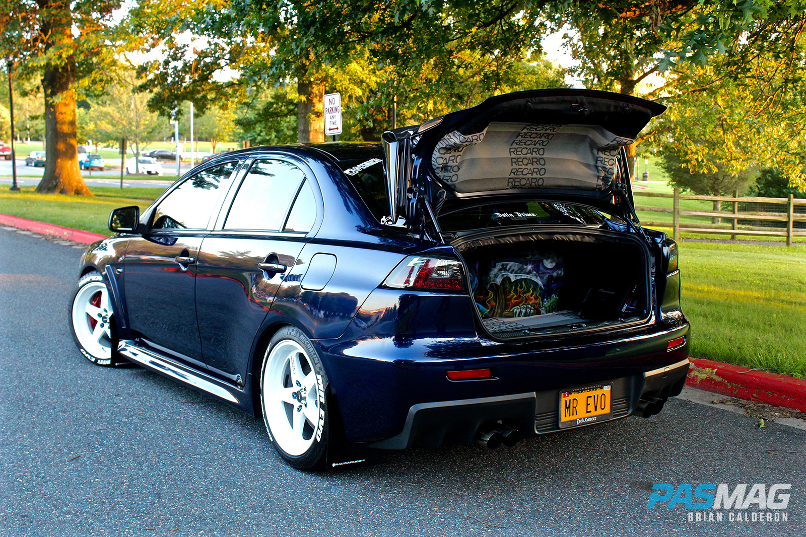 Brandon Weaver 2013 Mitsubishi Lancer Evo MR PASMAG TBGLIVE 14