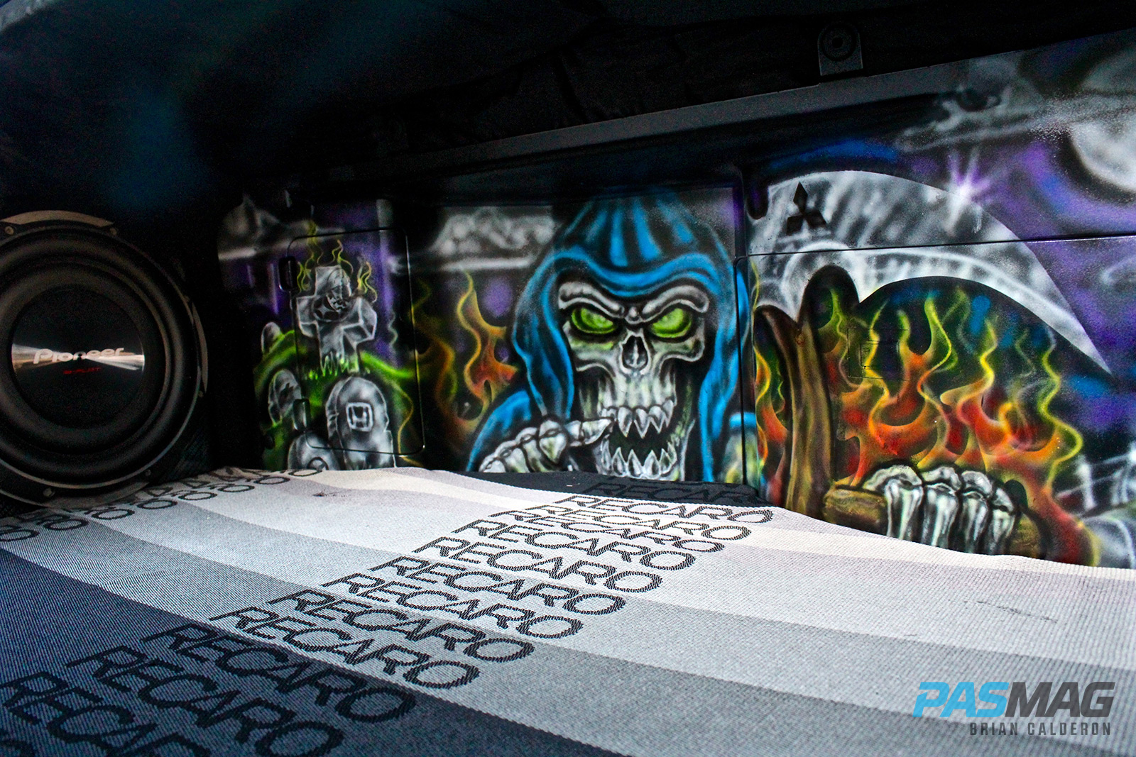 Brandon Weaver 2013 Mitsubishi Lancer Evo MR PASMAG TBGLIVE 17