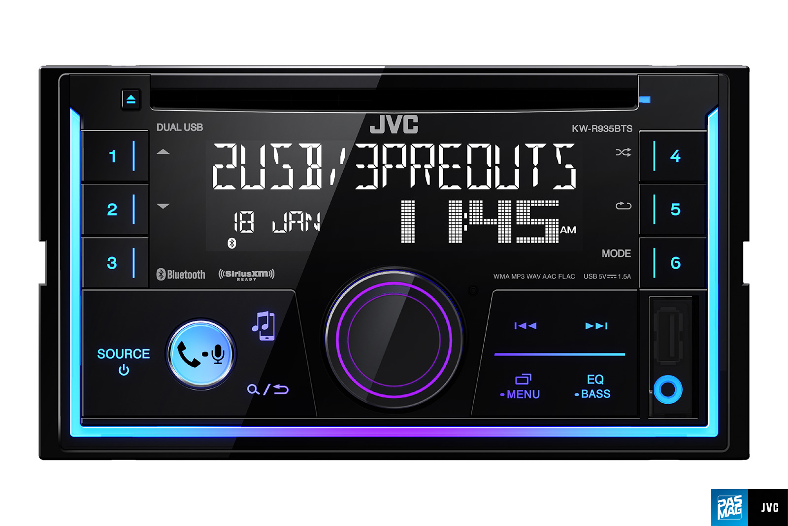 02 JVC KW R935BTS FRONT B