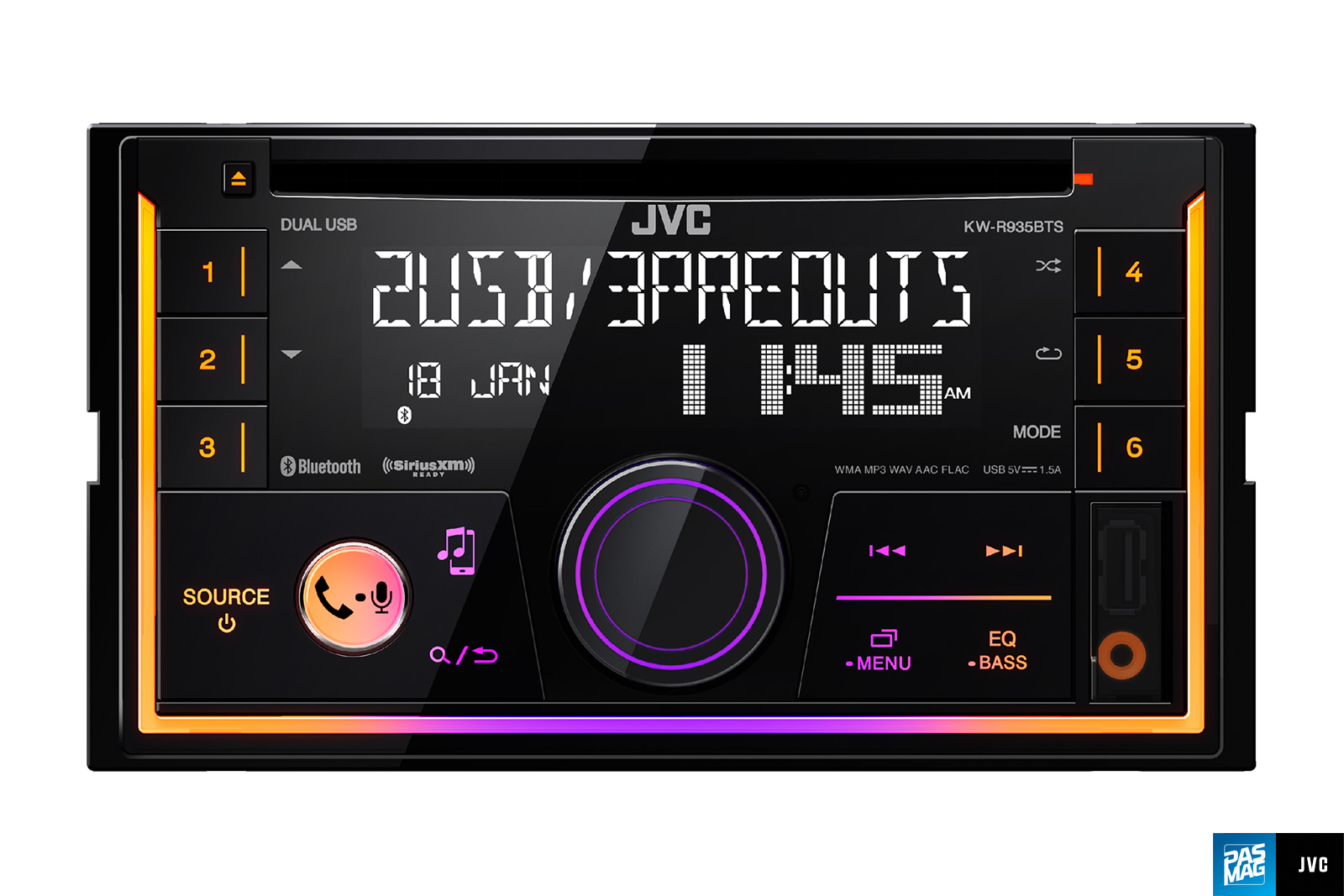 04 JVC KW R935BTS FRONT D