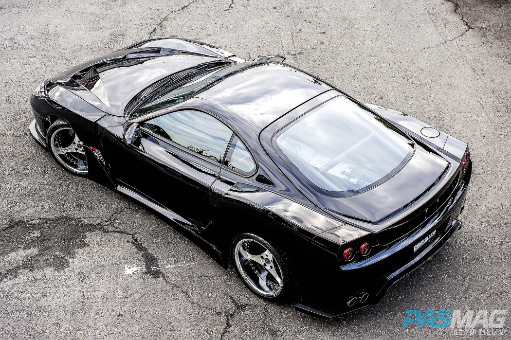 PASMAG Abflug Schwarzer Akihiro Tamura 1997 Toyota Supra JZA80 2JZGTE Ferrari taillights