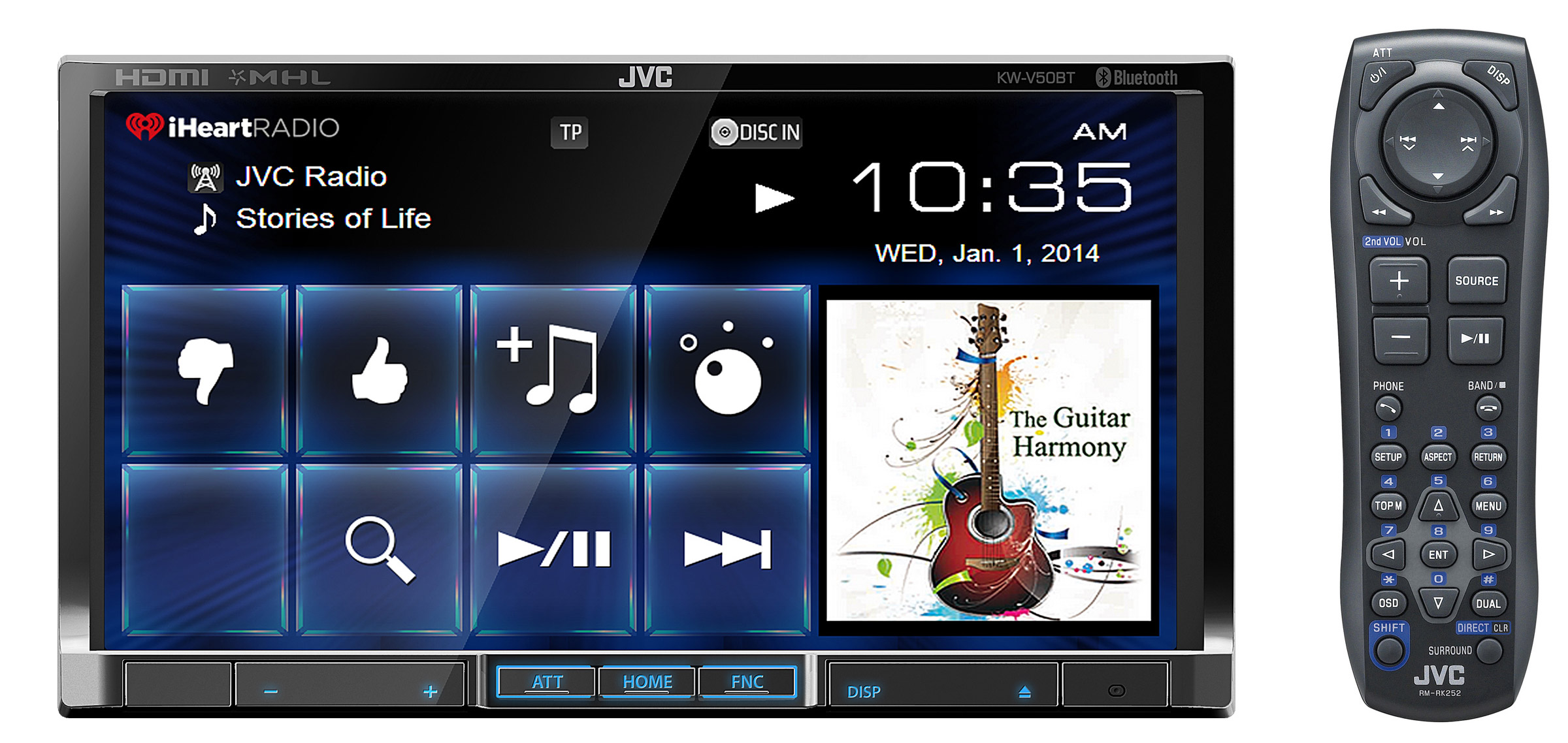 JVC KW-V50BT DVD Receiver Review