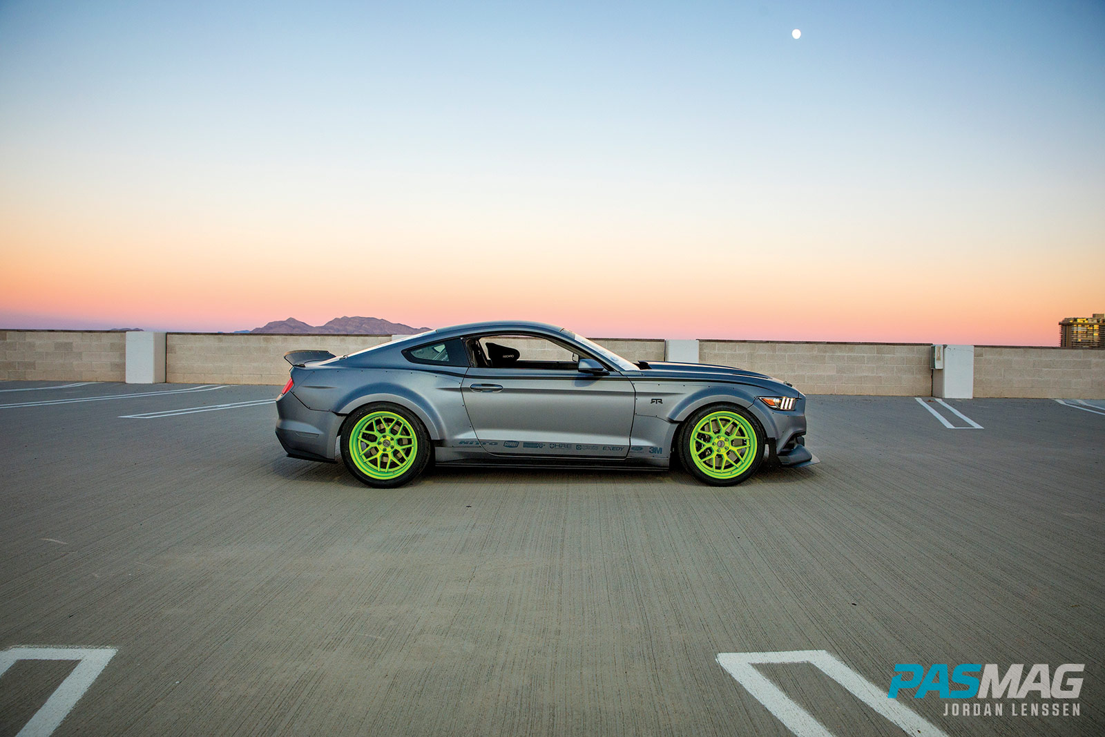 PASMAG Feb-Mar 2015 Vaughn Gittin Jr Ford Mustang Spec 5 Concept HRE side