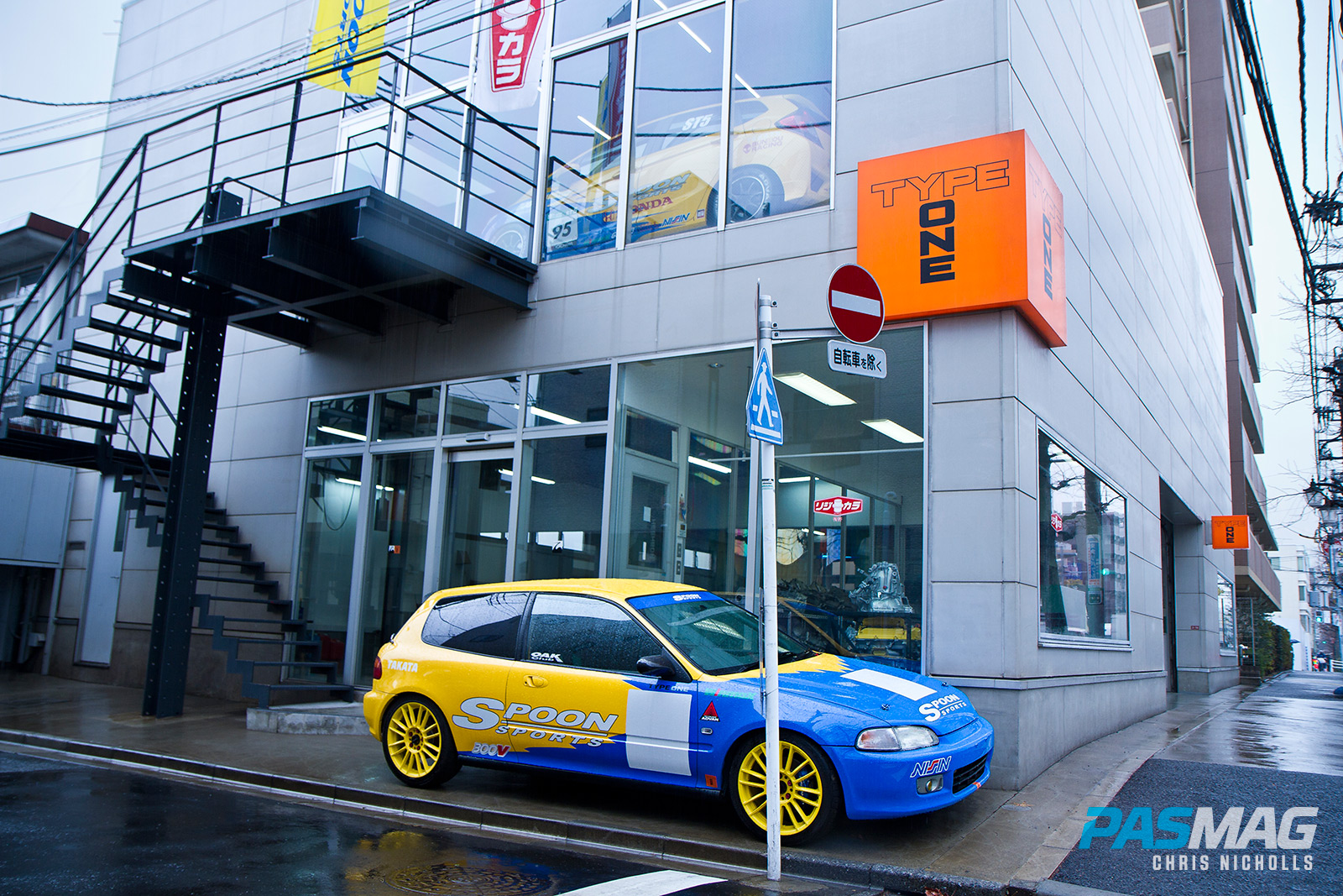 Spoon Sports Type One Garage Shop Tour PASMAG Exterior shot