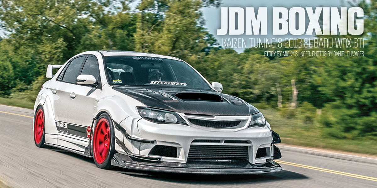 Kaizen Tuning Subaru WRX STI PASMAG lead. 