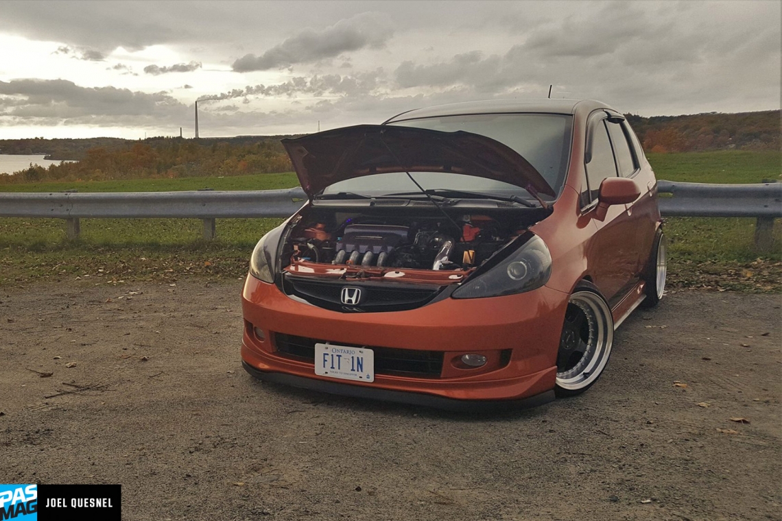 Second Time S A Charm Joel Quesnel S 2008 Honda Fit Sport Pasmag Is The Tuner S Source For Modified Car Culture Since 1999