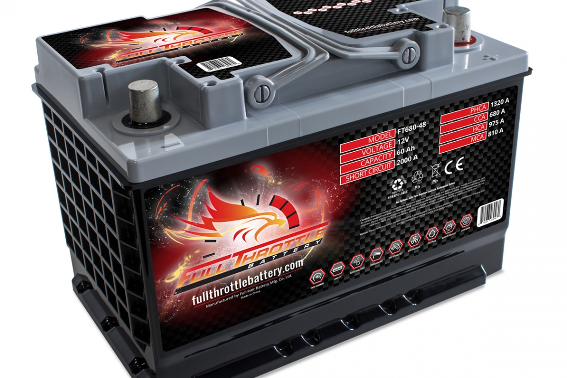 Full Throttle FT680-48 High-Performance AGM Battery