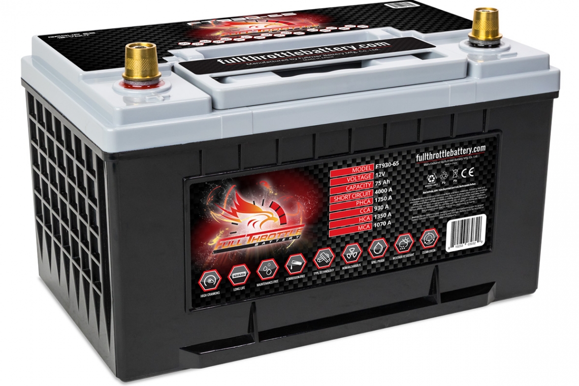 Full Throttle FT930-65 High-Performance AGM Battery