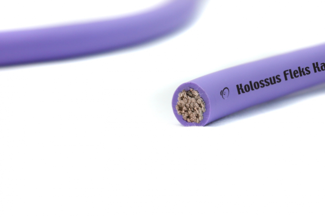 KnuKonceptz Kolossus Kandy Purple OFC Battery Cable