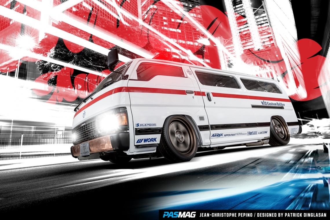 Danger Ambulance: WIZ Custom Builder's 1988 Nissan Caravan (E24)