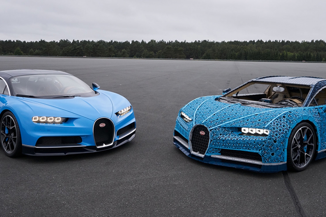 Life-Size LEGO TECHNIC Bugatti Chiron to Make North American Debut at Canadian International AutoShow in Toronto