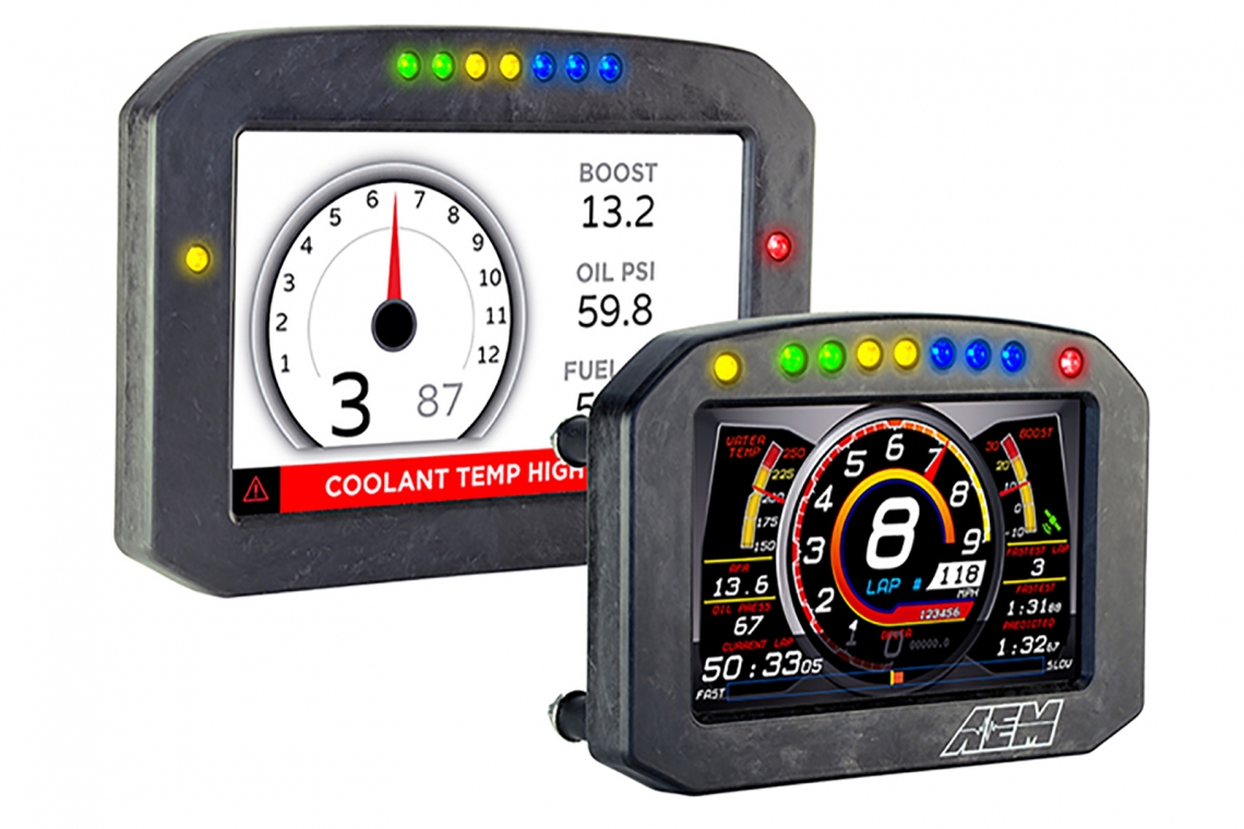 AEM Performance Electronics: CD Carbon Flat Panel Digital Dash Displays