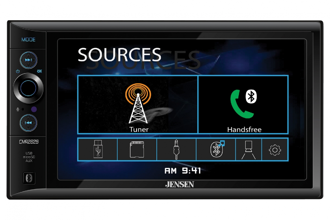 Jensen 6.2” Touchscreen Receiver
