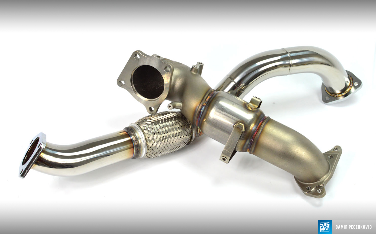 CivicX Downpipe Front Pipe Combo PASMAG