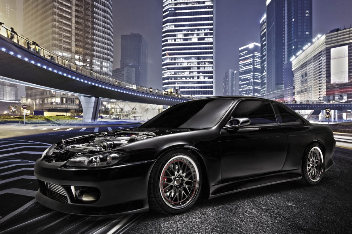 Black Mamba: 1995 Nissan Silvia Spec GT-R