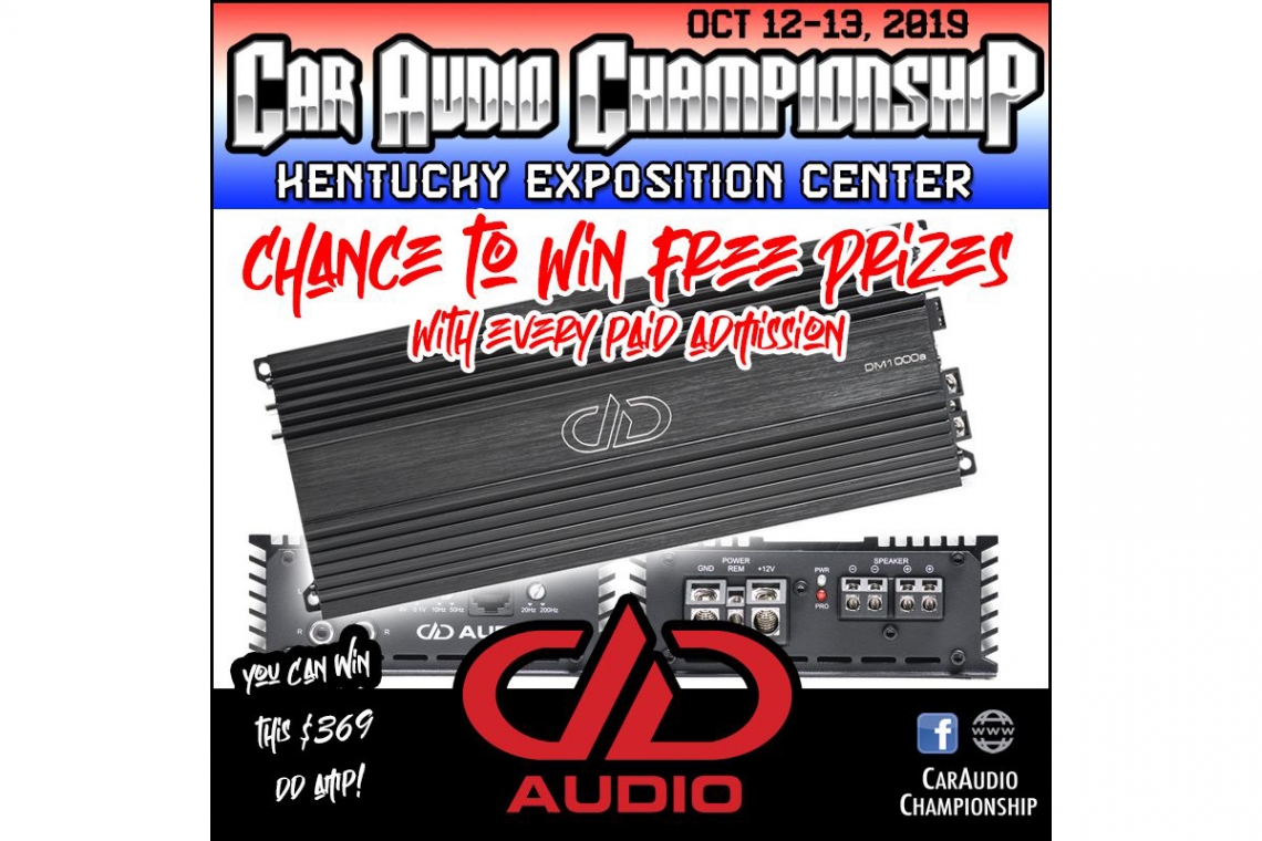 DD Audio Giveaway at Car Audio Championship