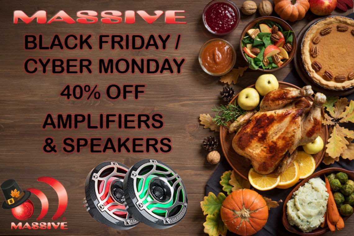 Massive Audio's Black Friday Mega Sale