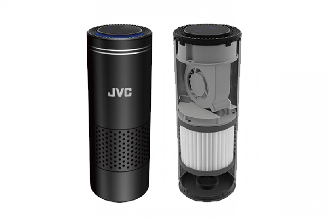 JVC Introduces HEPA Filter Air Purifier With 3-Stage Filtration Portable For The Car Cup Holder