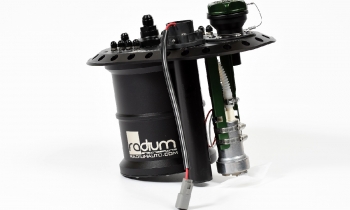 Radium Engineering Fuel Cell Surge Tank for Brushless Fuel Pumps