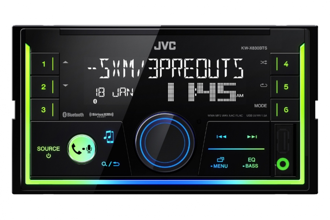 JVC KW-X830BTS 2-Din Digital Media Receiver