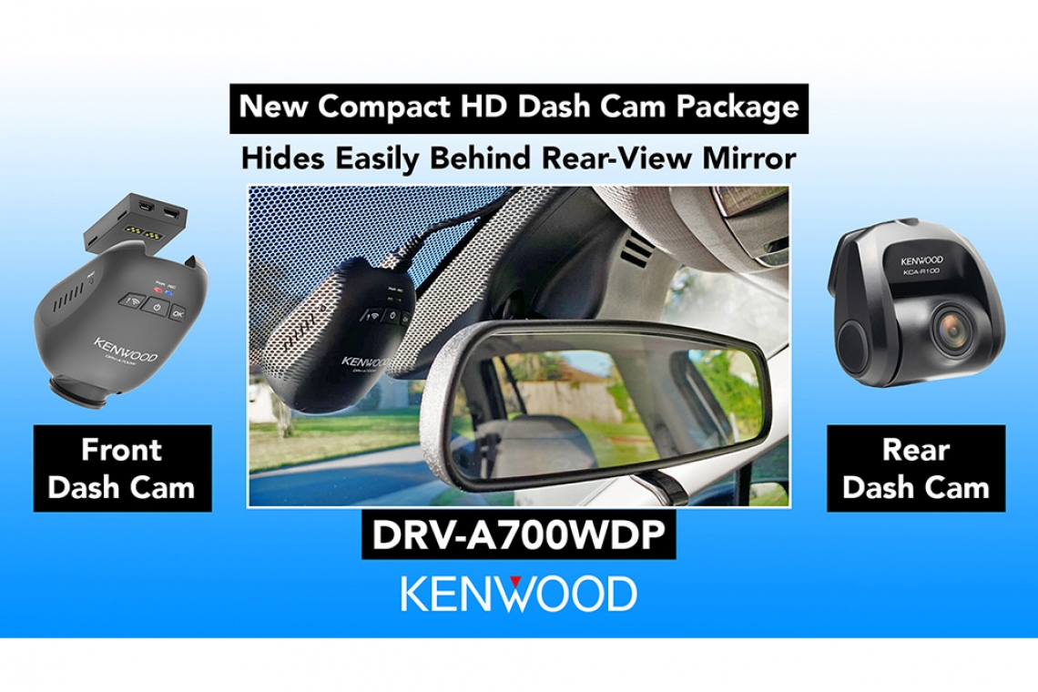 CES 2020: KENWOOD Debuts a Compact, Screenless HD Dual Dash Cam System 