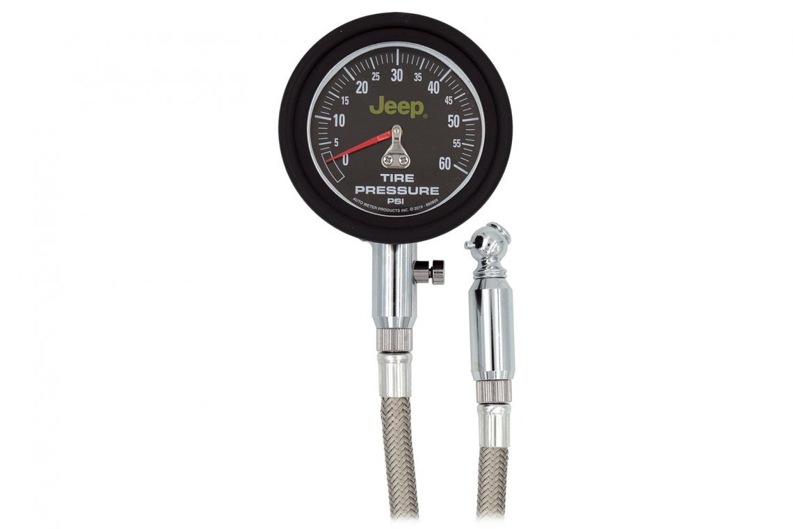 Jeep 60 PSI Tire Pressure Gauge Now Available from AutoMeter