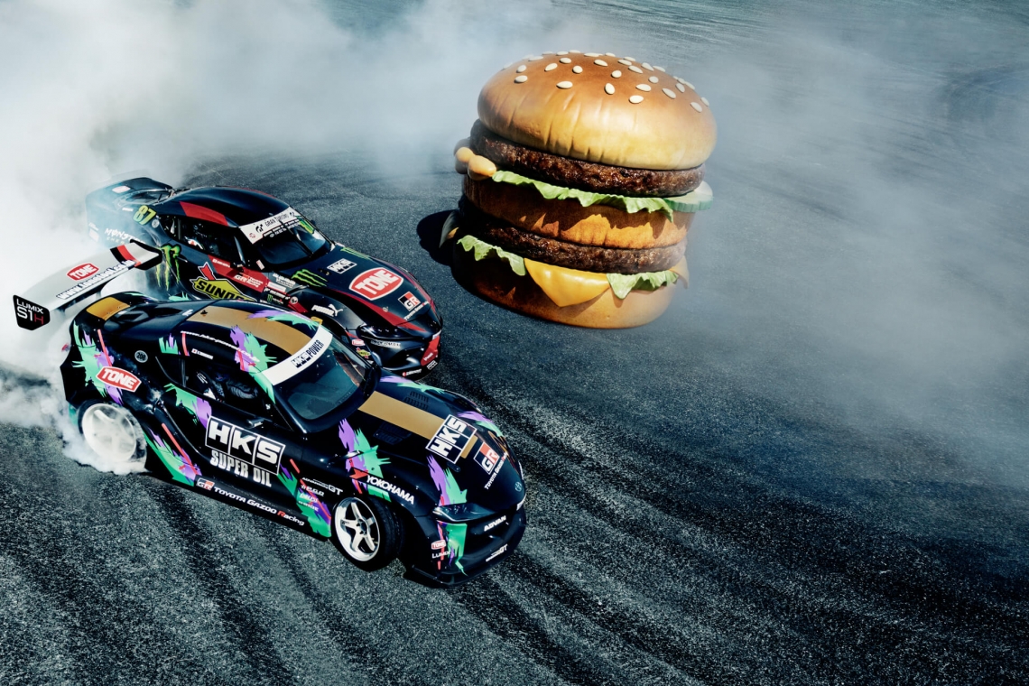 Drift Twins: Toyota Gazoo Racing × McDonald's Japan - GR Supra has Added to the Happy Set Lineup