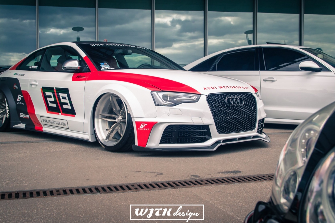 SR66 Design's DTM-inspired wide body kit for Audi A5, S5, RS5 has been...
