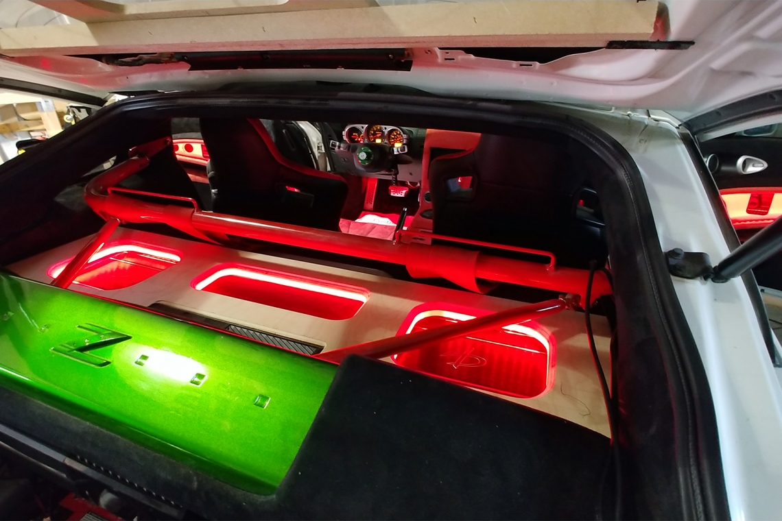 car audio amp rack