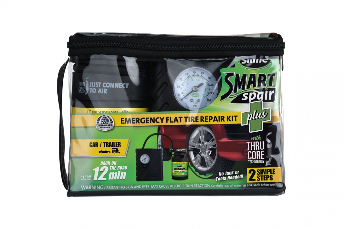 Slime Flat Tire Repair Kit: Smart Spair Plus