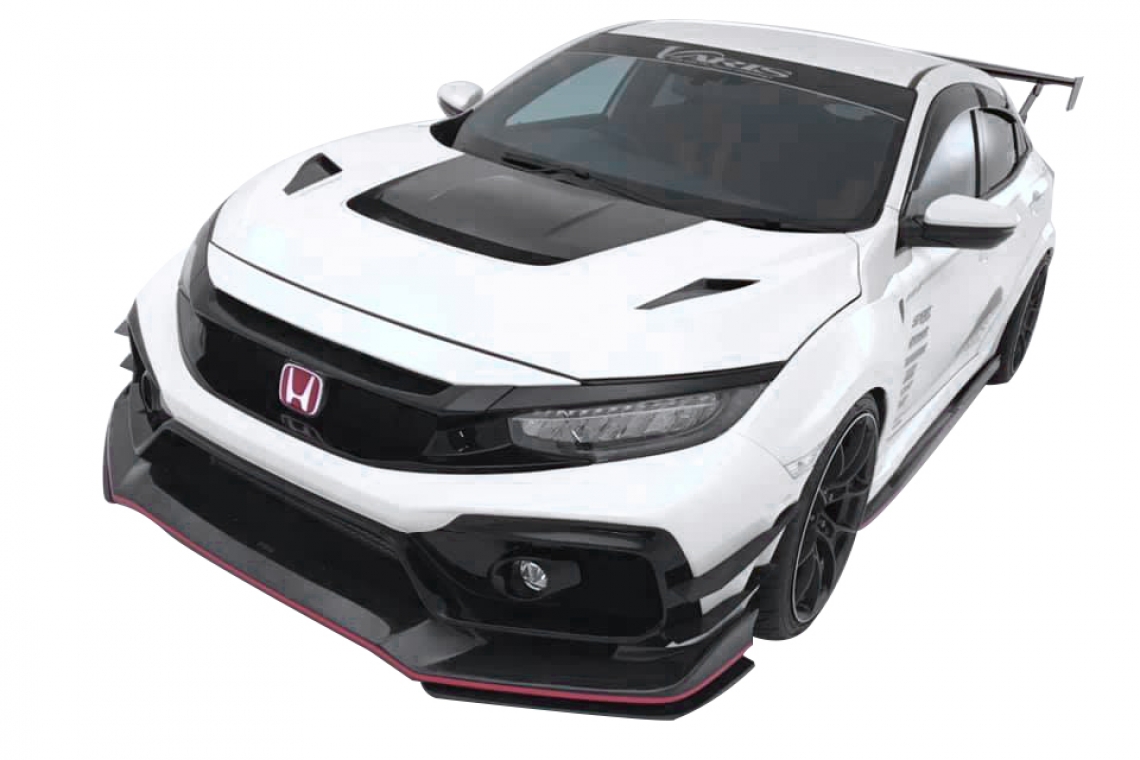 Varis Arising-II Front Bumper Set for 2017-2019 Honda Civic Type R (FK8)