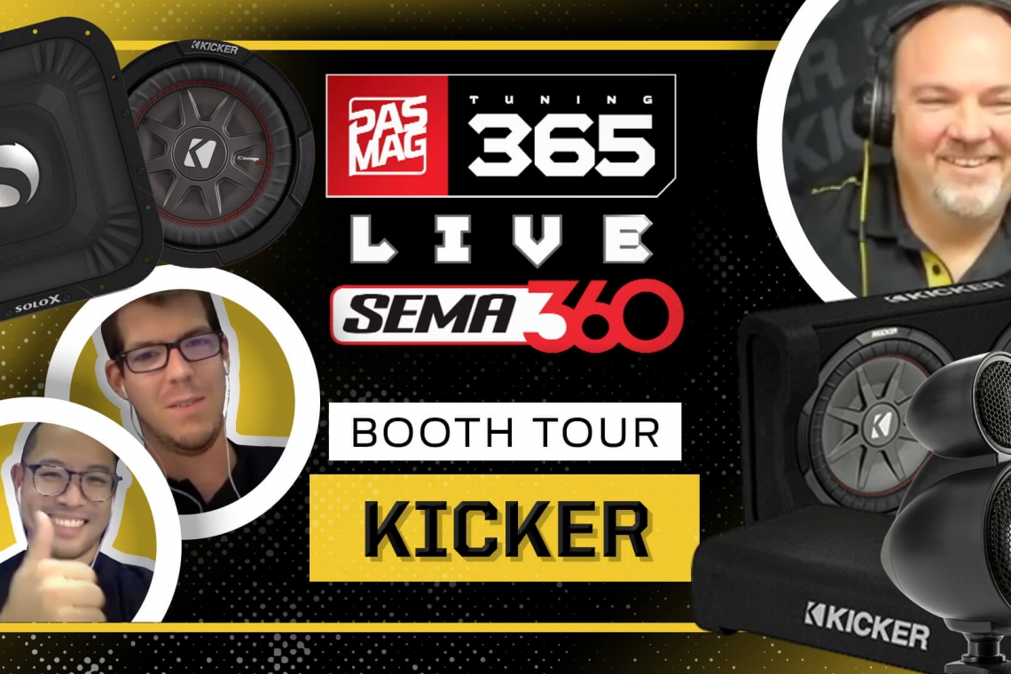 PASMAG Tuning 365: 2020 SEMA360 Booth Tour - Kicker Audio