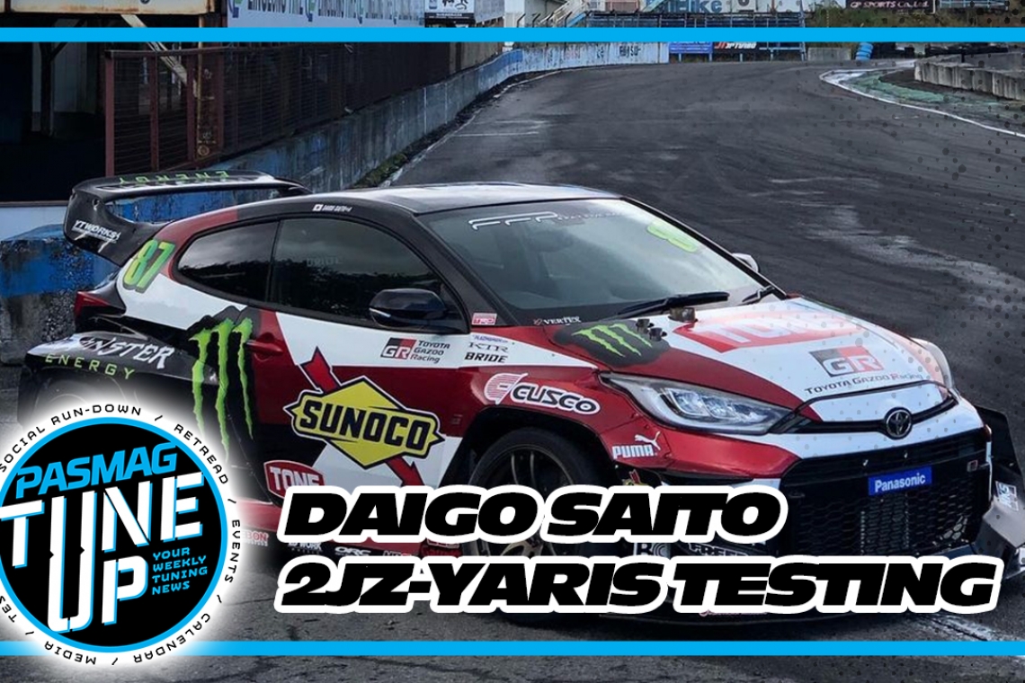 Daigo Saito 2JZ-Yaris Testing