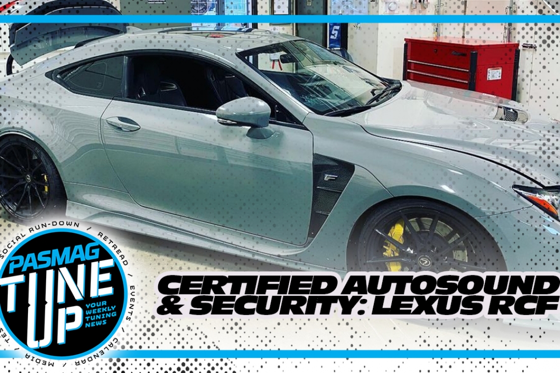 Certified Autosound & Security's Install on the Lexus RCF is Beautiful Yet Simple