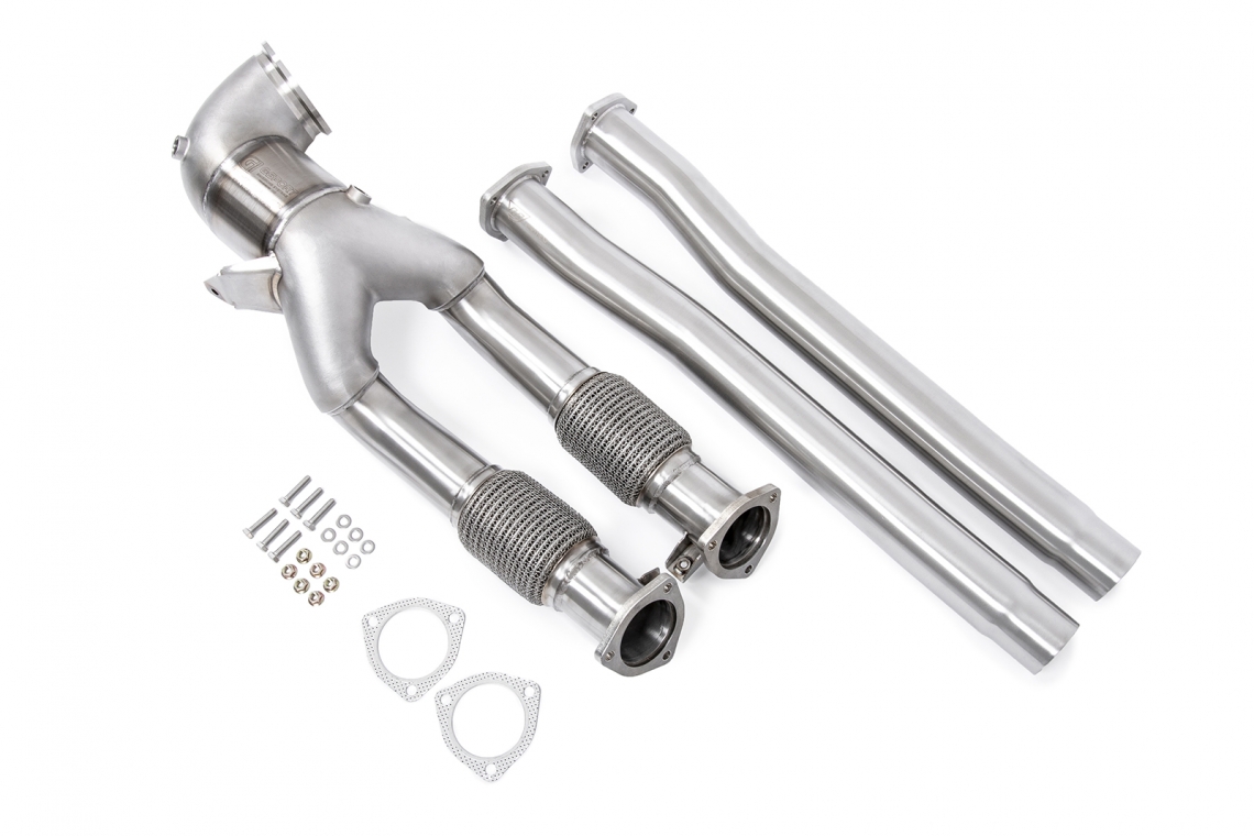 Unitronic Downpipe with Midpipes for 2.5TFSI Evo