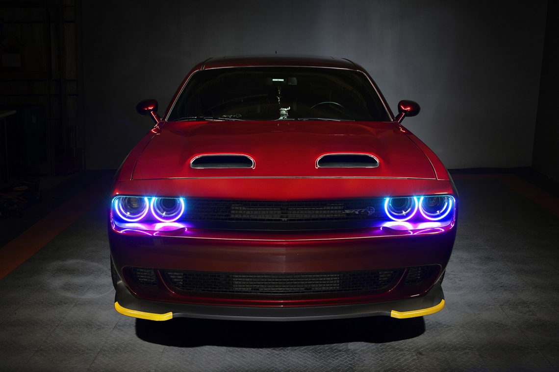 Oracle Lighting Launches Dodge Challenger Dynamic ColorSHIFT Headlight Halo Kits