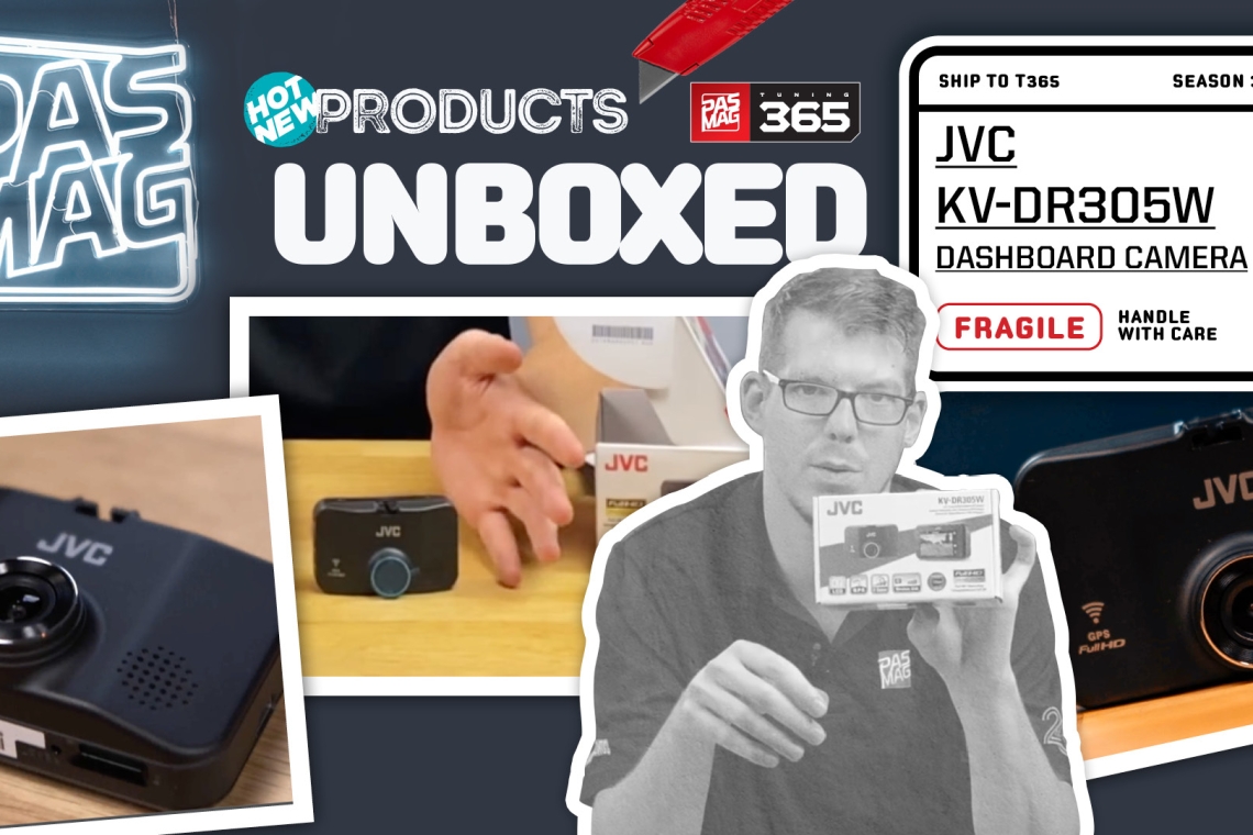 PASMAG Unboxing: JVC KV-DR305W Dashboard Camera