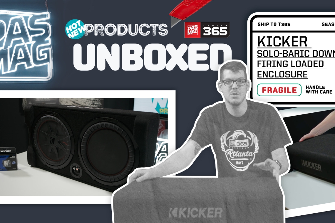 PASMAG Unboxing: Kicker TRTP Down-Firing Loaded Sub Enclosure