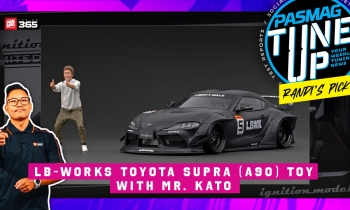 LB-Works Toyota Supra (A90) Toy with Mr. Kato