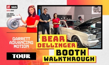 Bear Dellinger Garrett Advancing Motion Booth Walkthrough at SEMA 2022