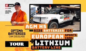 Drift Ride Along in the SEMA 2022 Bronze Lot: OPTIMA Batteries