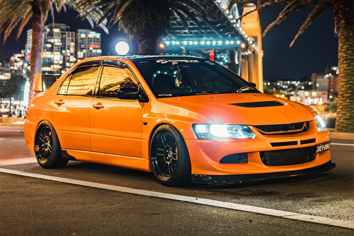 Orange, She a Beauty?: Luke Mesiti 2003 Mitsubishi Lancer Evolution