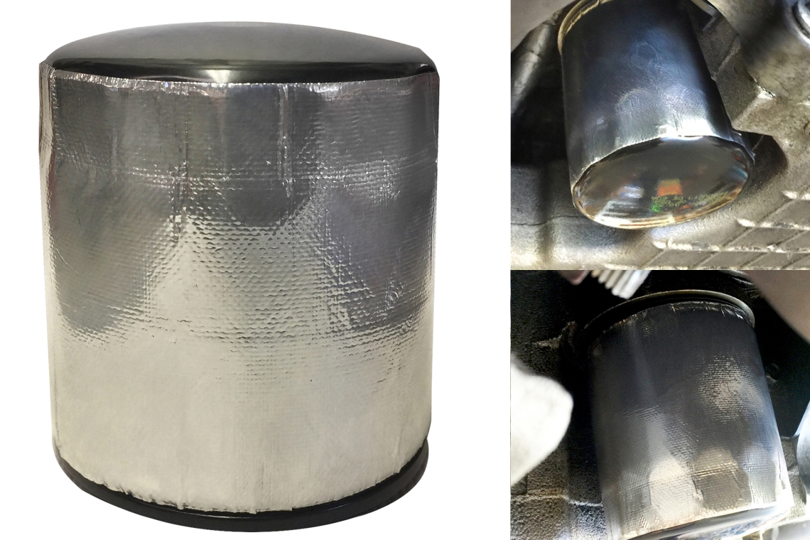 Oil Filter Heat Shield - Design Engineering Inc 