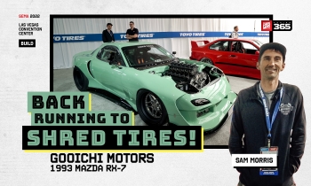 Sam Morris of Gooichi Motors - V12 Pistachio RX-7 FD